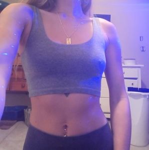 American Apparel Seamless Crop Top